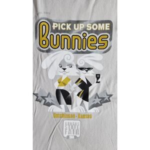 Mens Large 2008 Kansas State Fair Pick Up Some Bunnies shirt